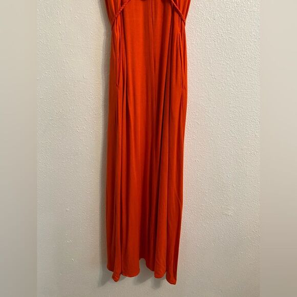Matilda Jane Vibrant Orange Maxi Dress Size S - Picture 6 of 8